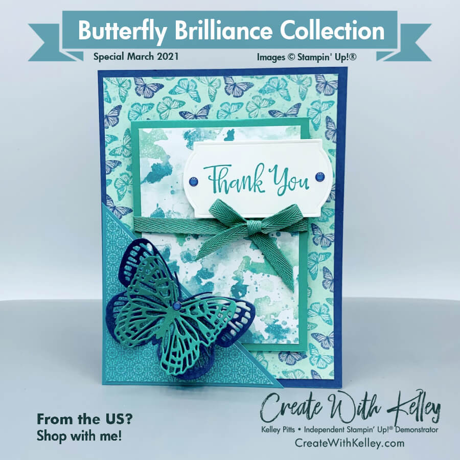 Butterfly Brilliance Pocket Plus Mini Card Front