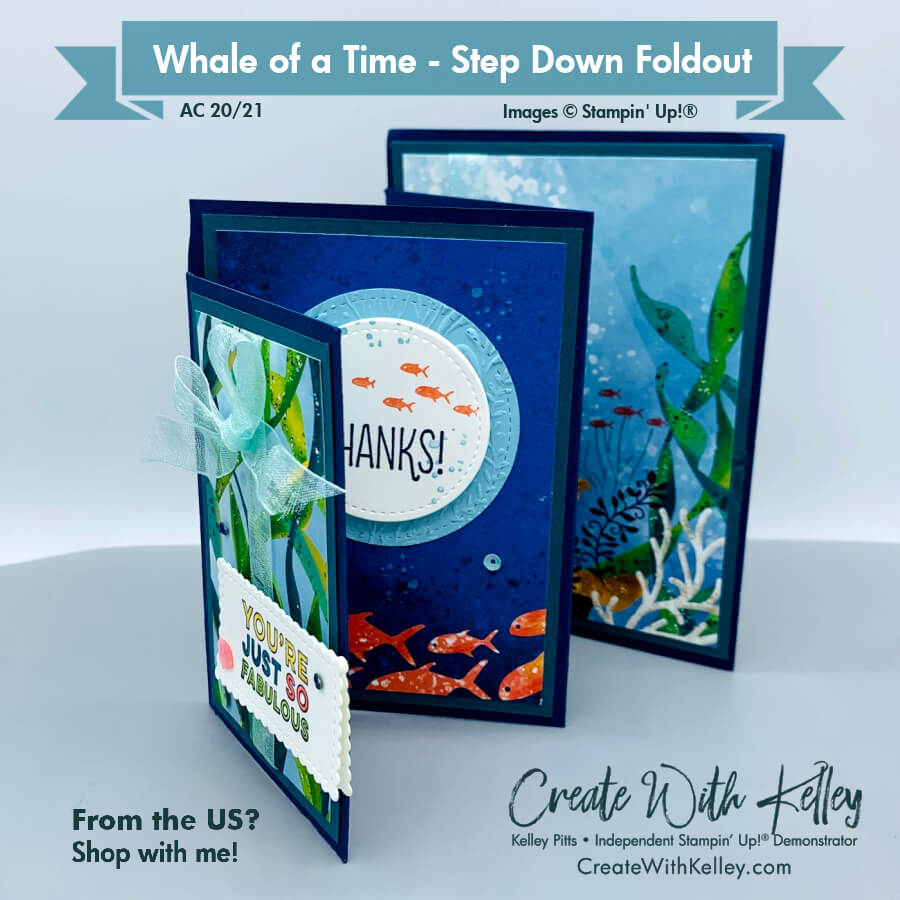 Whale of a Time Step Down Foldout