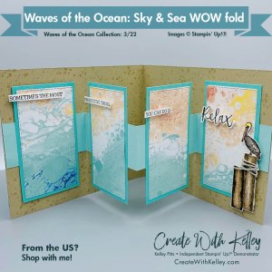 Waves of the Ocean Sky Sea WOW fold